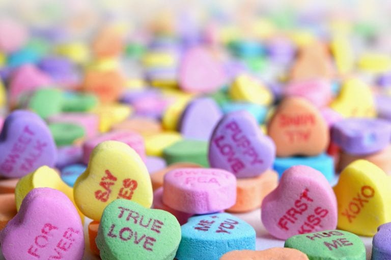 nut free valentine's candy hearts